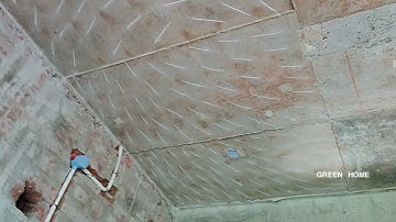 Ceiling Hacking for Before Plastering / Plastering