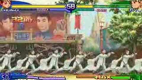 SFA3 V-Chun-Li V-ism Combos