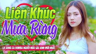 Liên Khúc Mưa Rừng ♥ LK Rumba Nhạc Vàng Bolero Người Mẫu Gái Xinh ÍT QUẢNG CÁO - Vừa Nghe Vừa Ngắm