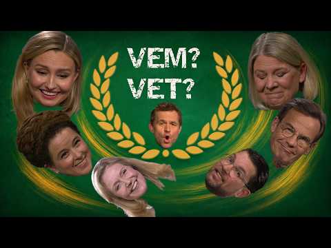 Partiledarna i Vem vet mest 2026 | Parodi