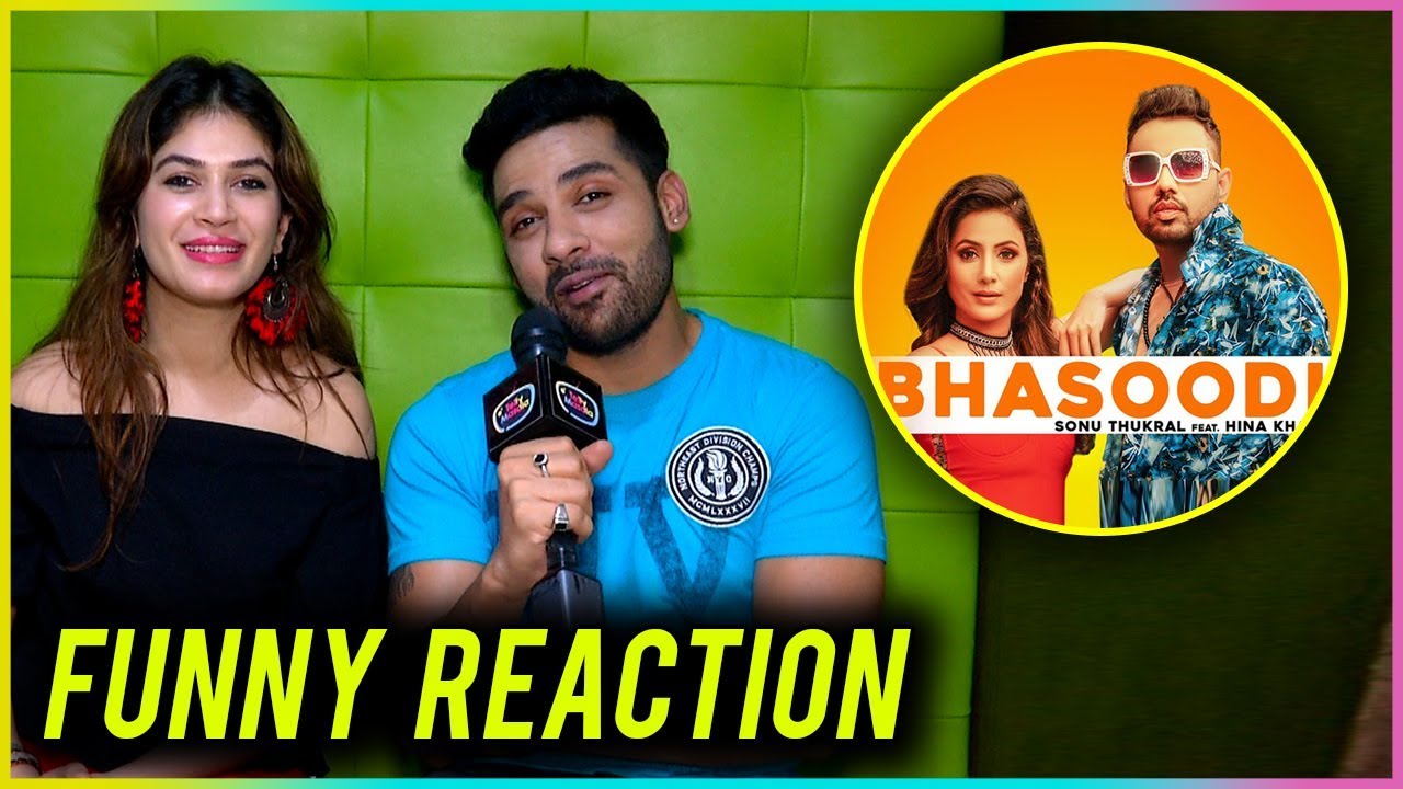 Puneesh Sharma FUNNY REACTION On Hina Khan's Music Video | EXCLUSIVE Interview