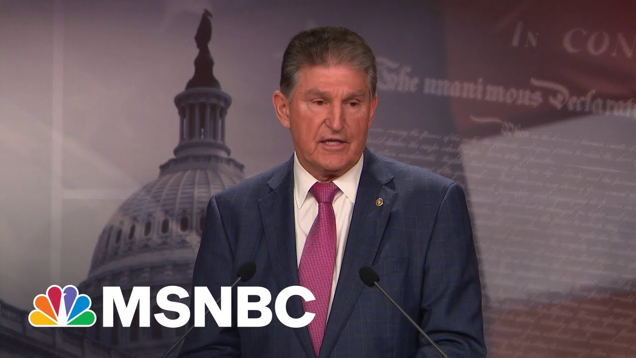 Sen. Joe Manchin says no to $2T bill: 'I can't vote for it'