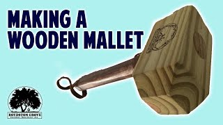 Making My FIRST Wooden Mallet From Scrap Wood // Easy Woodworking Project