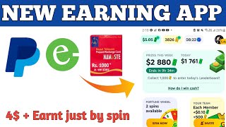 4$ + Earning from spins | New Earning App | Esewa | Free Recharges | Paypal Earning App screenshot 2