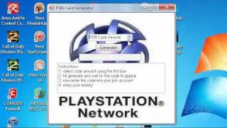 PSN card generator screenshot 5