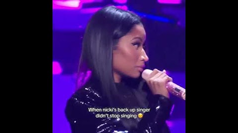 When Nicki Minaj