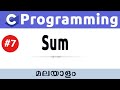 Calculating Sum In C Programming