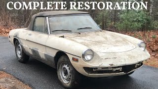 видео: 7 месяцев за 53 минуты. Заброшенный Alfa Romeo Spider 1750. Полная реставрация. картинка: 7 месяцев за 53 минуты. Заброшенный Alfa Romeo Spider 1750. Полная реставрация.
