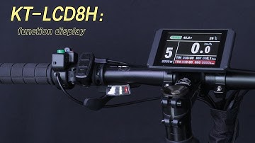 KT LCD8H ebike display for electric bike and bicycle