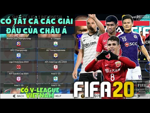 CTM | Hướng dẫn tải FTS 20 MOD FIFA 20 có tất cả các giải đấu của CHÂU Á + V-LEAGUE Việt Nam 2019