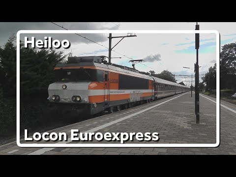 Locon 9901 met Euro Express Müllerzug komt door station Heiloo!