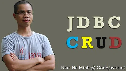 Java JDBC CRUD Tutorial (SQL Insert, Select, Update and Delete Examples)