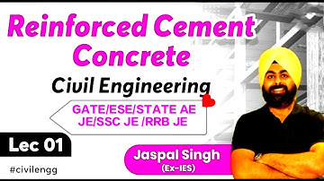 RCC01-BASIC CONCEPTS OF RCC BY JASPAL SIR @solutionforanything24#civilengineering #reinforcement  