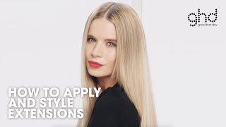 How To Apply And Style Extensions | ghd How To screenshot 2