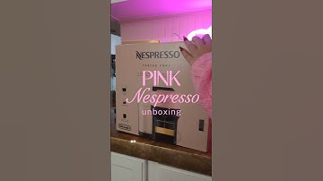 pink Nespresso unboxing 💗☕️ #nespressovertuo #pinkaesthetic #targetfinds #icedcoffee
