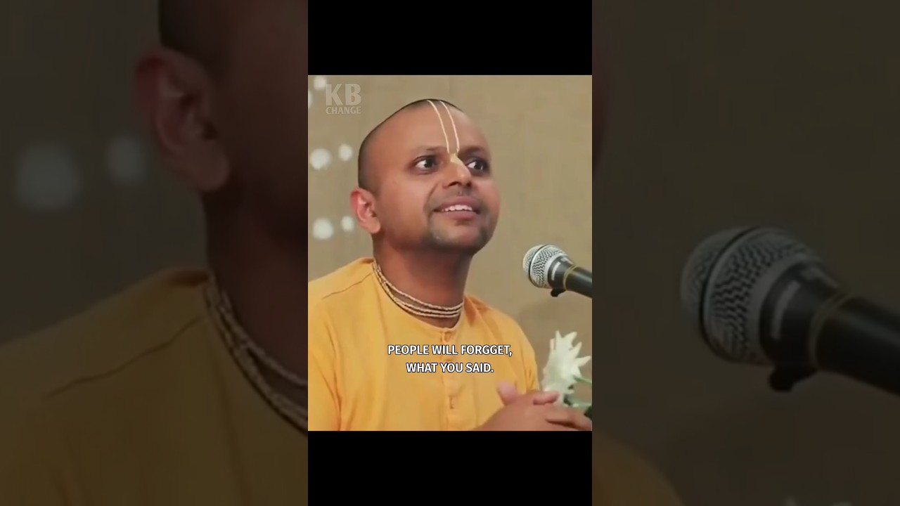 People will forget what you did 