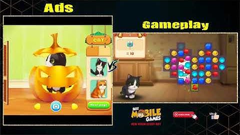 Kitten Match Ad vs Reality - Free | Android Games & iOS Games [ 2021 ] Best Mobile Games