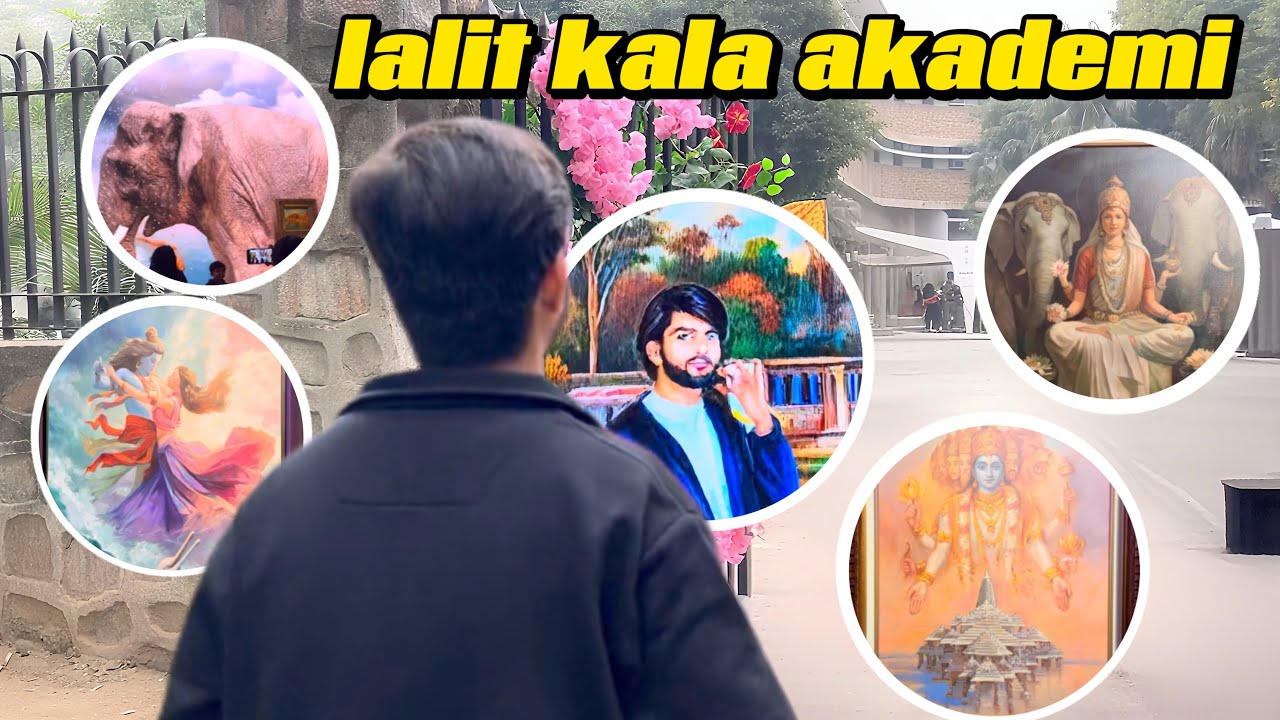 Dream Vision Exhibition Vlog 🎨 | Lalit Kala Akademi Delhi