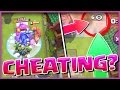 NO WAY!! IS HE CHEATING!? Is this a Clash Royale CHEAT?