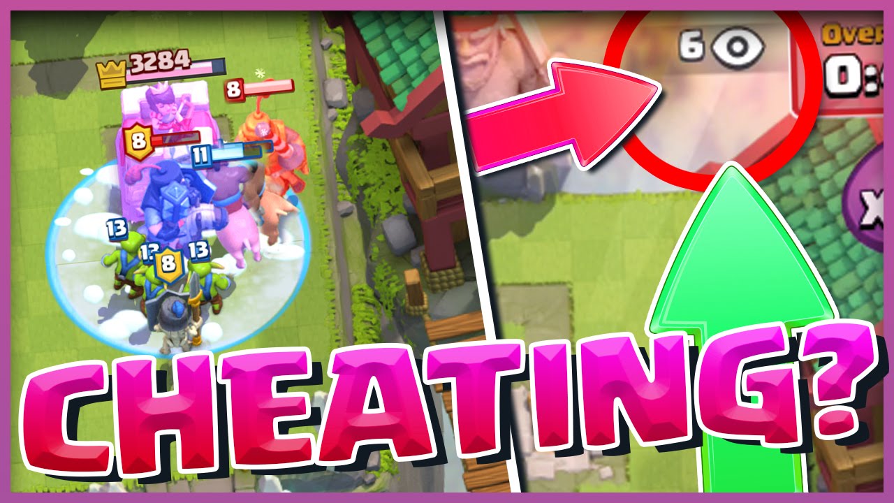 NO WAY!! IS HE CHEATING!? Is this a Clash Royale CHEAT? - 