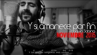 Video thumbnail of "Y si amanece por fin - Joaquín Sabina (Cover Acústica, letra y acordes)"