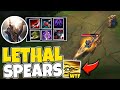 PANTHEON Q HITS FOR HOW MUCH DAMAGE?! THIS IS INSANE (FULL LETHALITY) - League of Legends