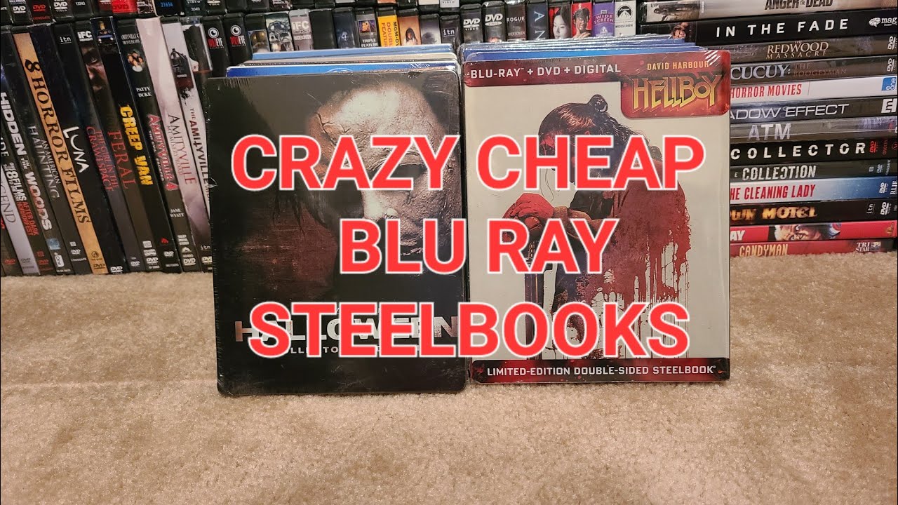 WALMART HAS CHEAP STEELBOOKS ? movie steelbooks bluray YouTube