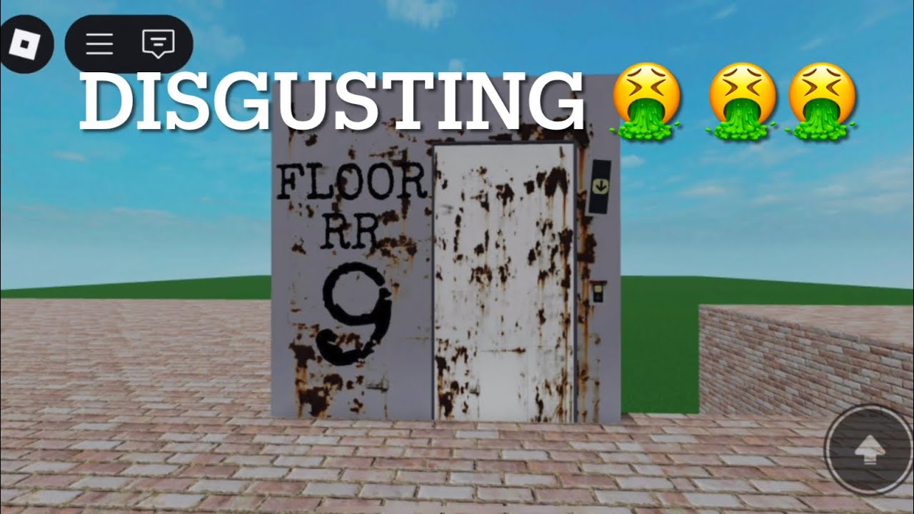 Death Trap and completely vandalised Thyssenkrupp impulse elevator in Roblox