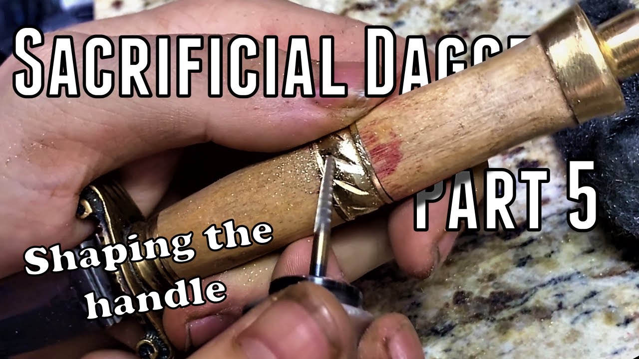 Sacrificial Dagger Part 5: Sculpting the handle