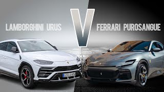 Which is the better supercar SUV? Ferrari Purosangue vs Lamborghini Urus