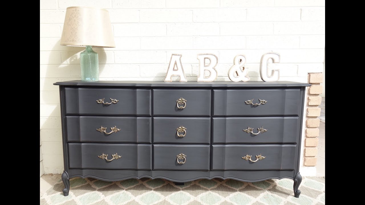 Furniture Makeover Do it yourself How to 9 Drawer French Dresser