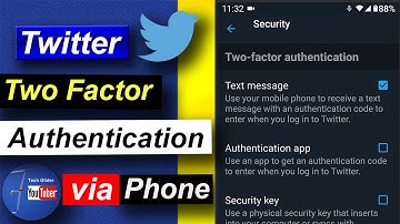 Multi-factor authentication 2FA for Twitter log in. 2 factor authentication for online security