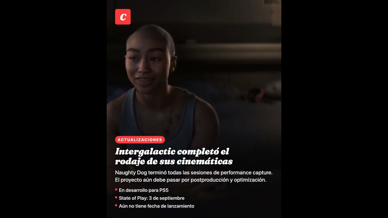 Intergalactic completó el rodaje de sus cinemáticas