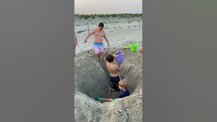 digging the biggest hole #meetthegriffins #beach #hole
