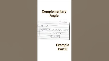 Complementary Angle✨Part 5|Maths|CBSE|ICSE|SSC|IB|CISCE|NIOS|ISC|IGCSE| #trending#shortvideo #shorts