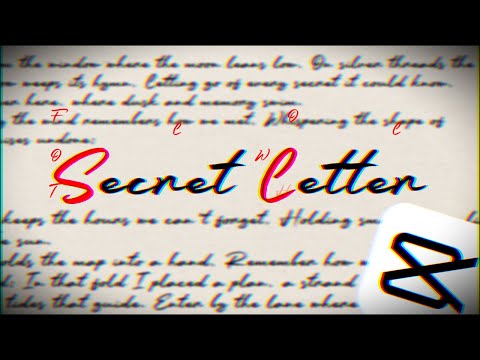 Capcut SECRET Letter Animation Technique You Need To Know