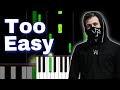 Alan Walker - Faded | EASY Piano Tutorial