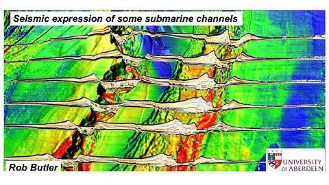 Seismic expression of submarine channels