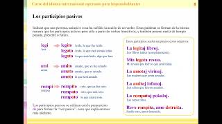 Curso de esperanto lección 10