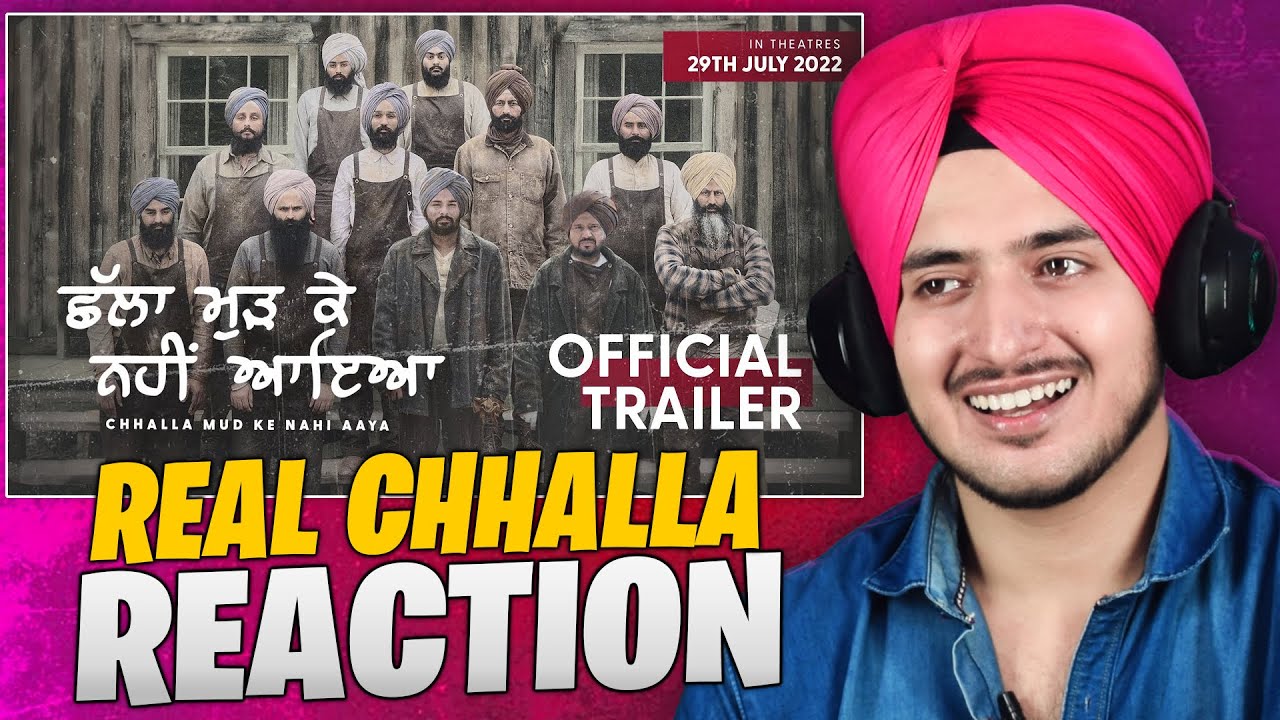 Chhalla Mud Ke Nahi Aaya (Official Trailer)  REACTION | Amrinder Gill