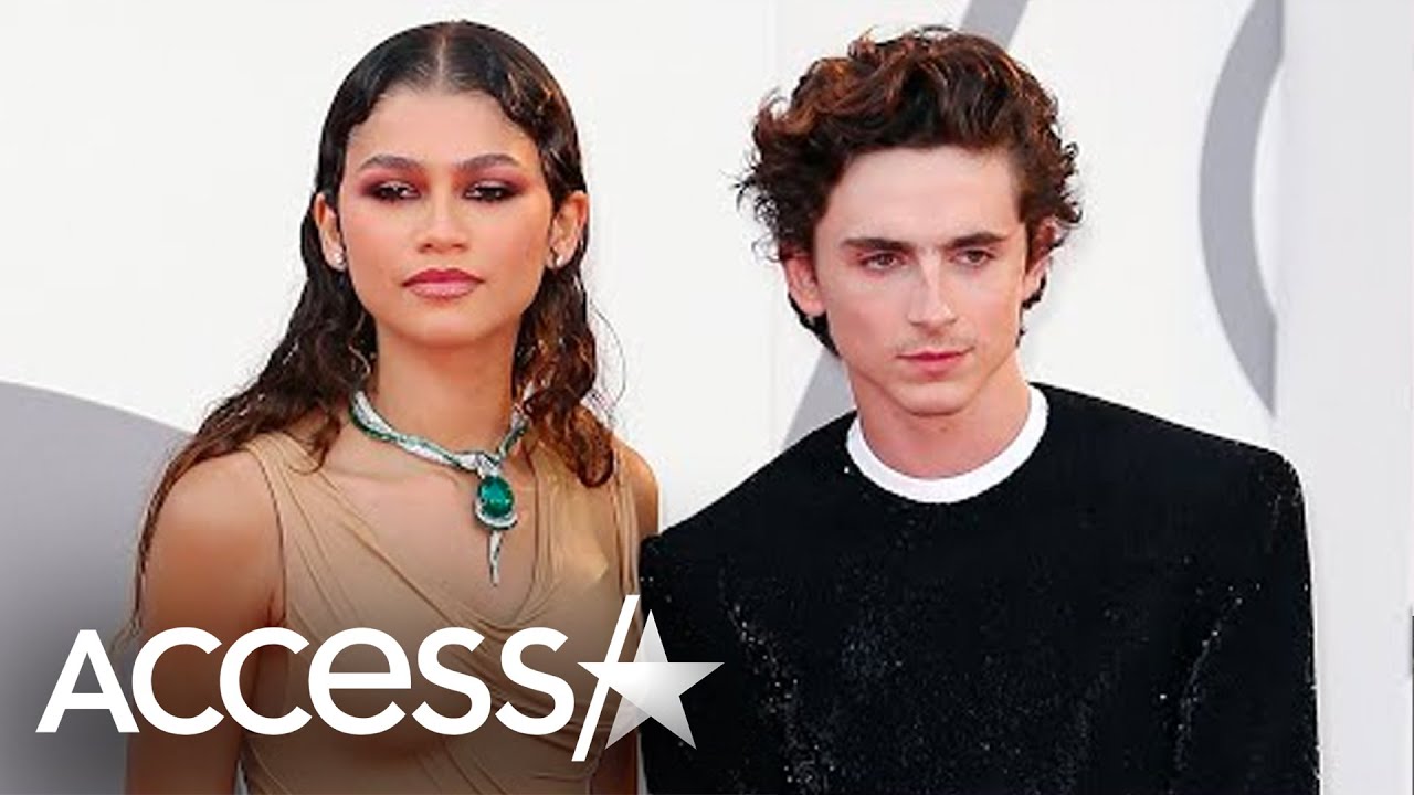 Zendaya & Timothee Chalamet Pose Together at Venice Film Festival