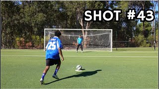 I Tried To Save 50 Shots Against a SEMI-PRO Footballer...