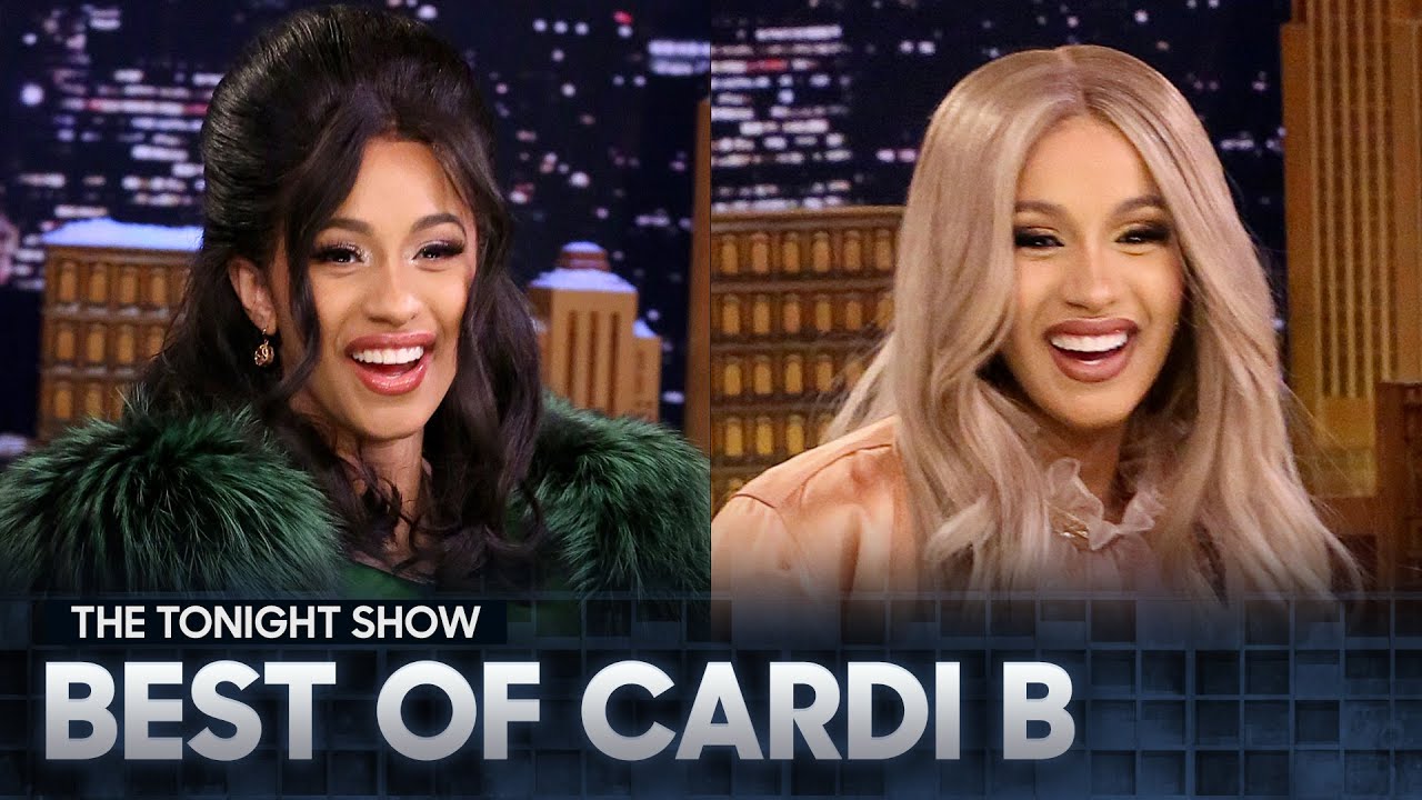 ⁣The Best of Cardi B on The Tonight Show Starring Jimmy Fallon