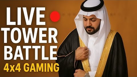 🏰 TOWER WAR LIVE 🔴 | Epic Tower Defense Fights | Let’s Conquer All Towers! 4x4 Gaming yt Live