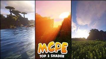 MCPE BEST TOP3 SHADER REALISTIC | 1.12 / 1.13 / 1.14 / 1.15 / 1.16 | RTX ШЕЙДЕРЫ ТОП 3 ДЛЯ МАЙНКРАФТ