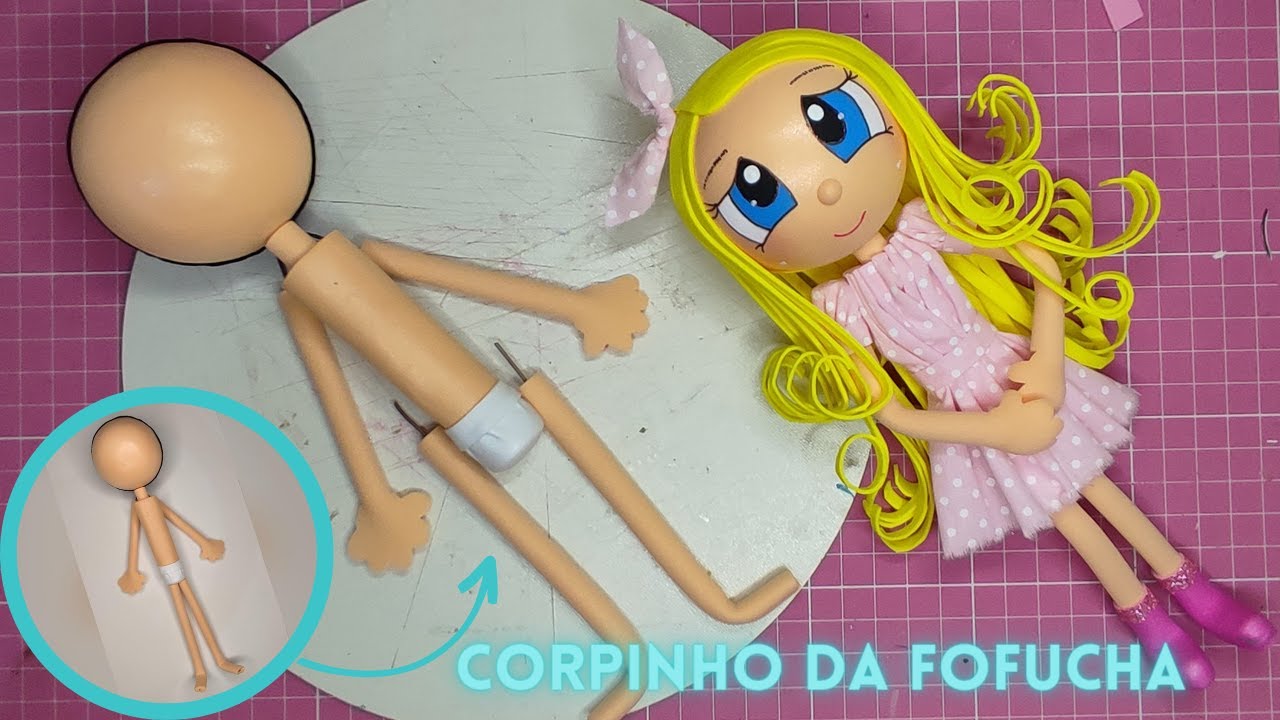 #tutorial  Corpinho de Boneca Fofucha | #passoapasso completo | #diy