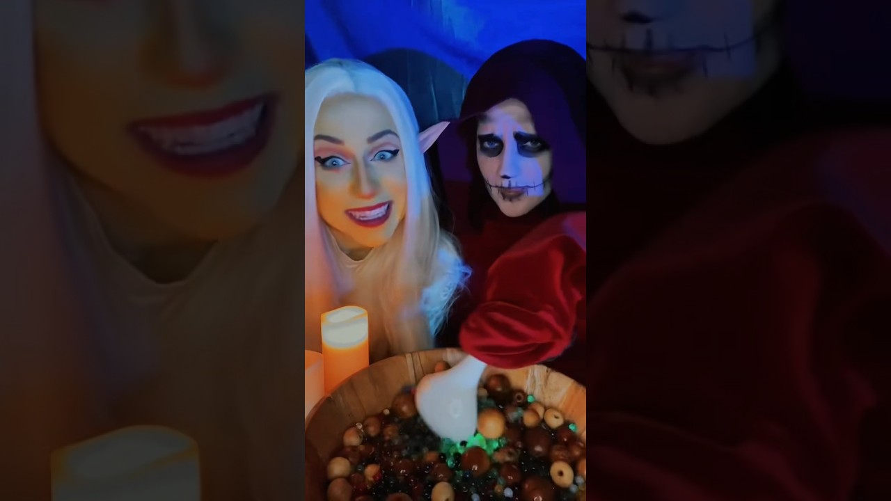 Skull chef asmr cosplay // y’all ever up scrolling past 10 PM on tiktok #asmr #skullchefasmr #lol