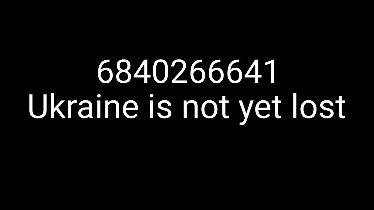 Ukraine Anthem Roblox Id