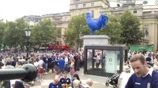 Scotland fans @ Trafalgar Square 14/08/2013