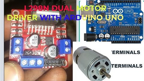 LN298N DUAL MOTOR DRIVER WITH ARDUINO